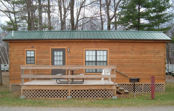 Deluxe cabin with loft rental at Adventure Bound Deer Run