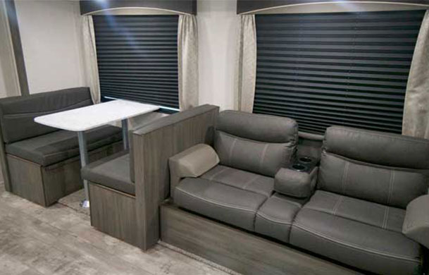 Premium RV rental bedroom